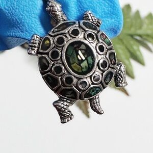 Abalone inlay turtle Earrings